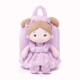 Personalized Flora Belle Doll Backpack - Purple