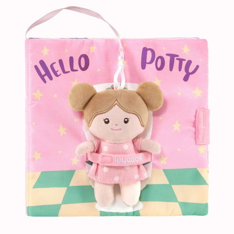 Hello Potty for Girls - Personalized Montessori Soft Book