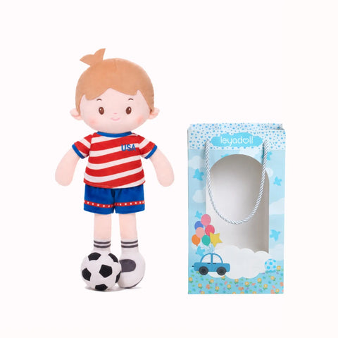 Personalized Soccer Boy - USA (2 Skin Tones)