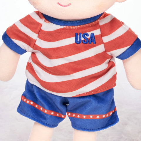 Personalized Soccer Boy - USA (2 Skin Tones)