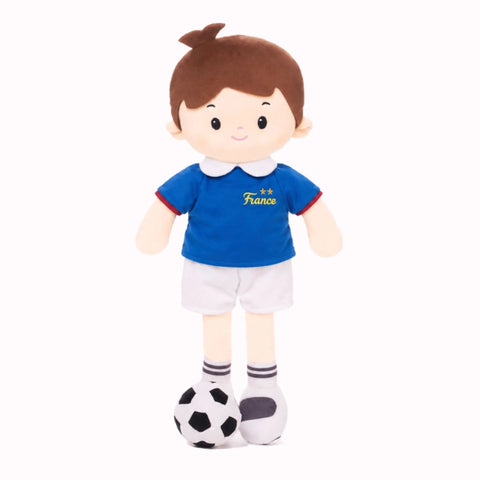 Personalized Soccer Boy - FRA (2 Skin Tones)