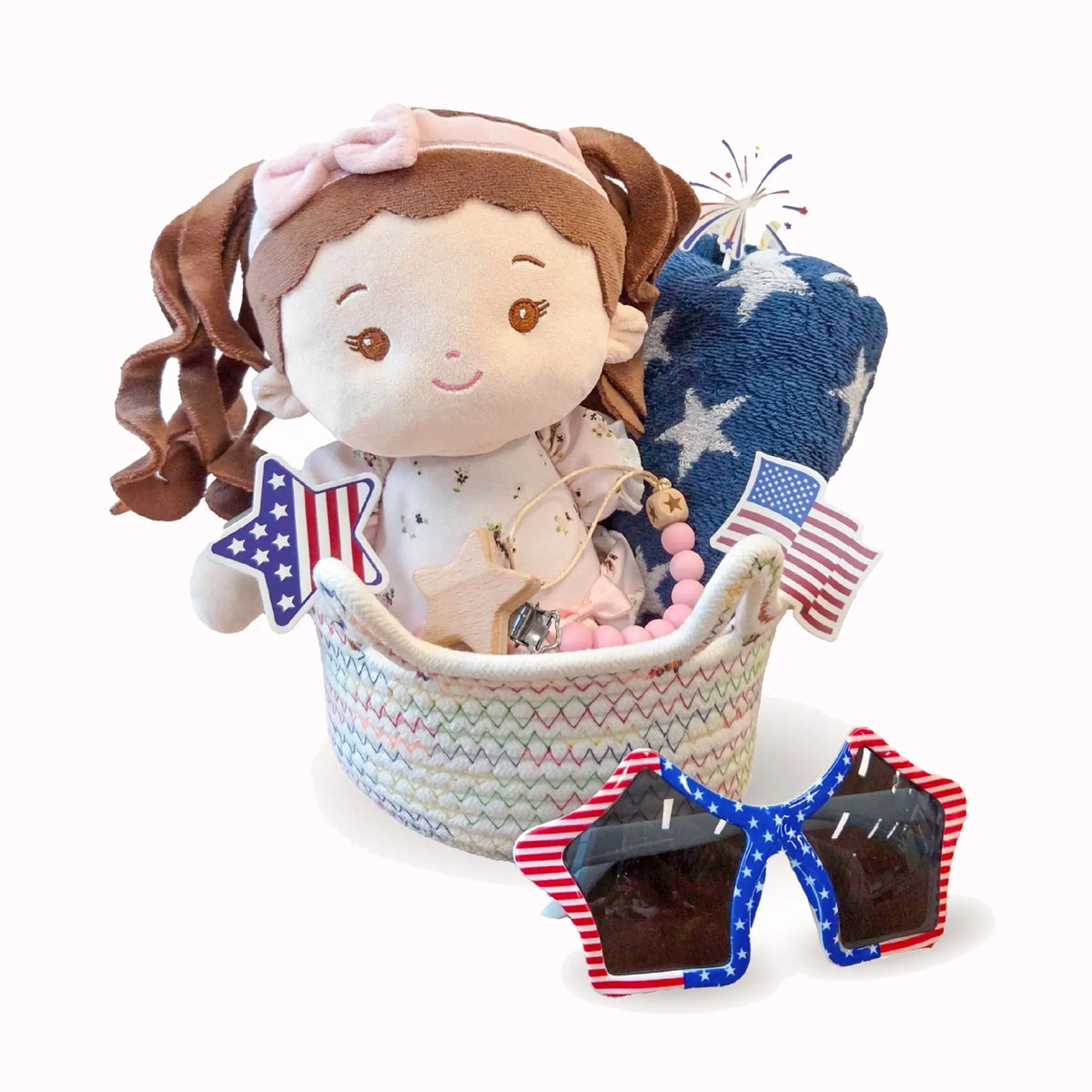 Red, White & Blue Basket - Limited Edition