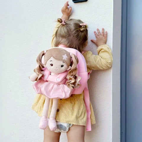 Personalized Princess Starlet Doll Backpack - Pink