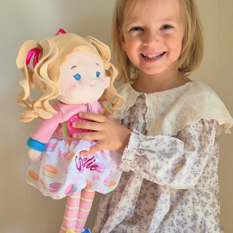 Personalized Cupcake Girl - Montessori Girl