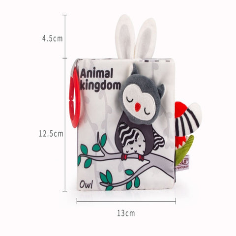 Animal Kingdom - Black&White Soft Tail Book For Babies
