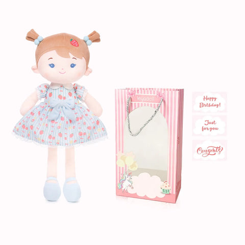 Personalized Strawberry Girl - Blue
