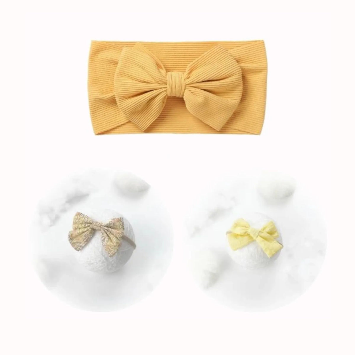 Handmade Headband Set for Baby Girl