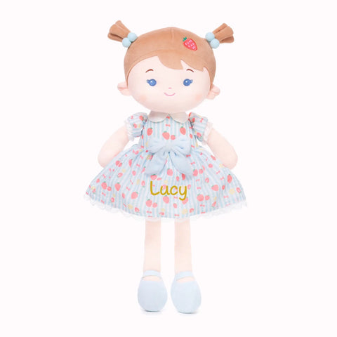 Personalized Strawberry Girl - Blue