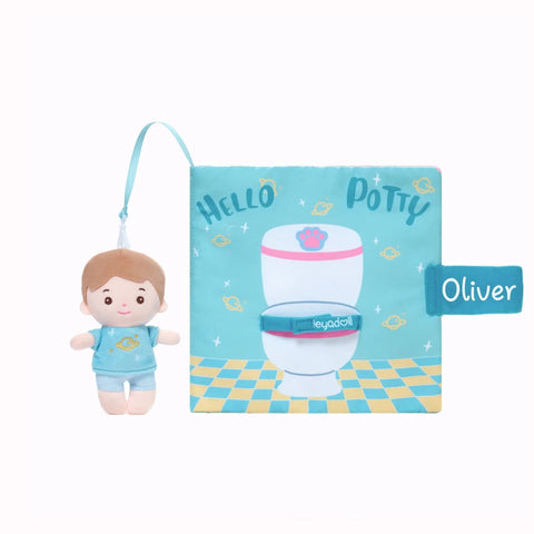 Hello Potty for Boys - Personalized Montessori Soft Book