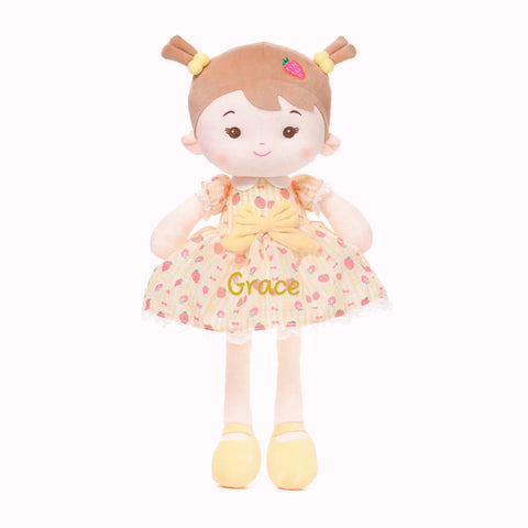 Personalized Strawberry Girl - Yellow