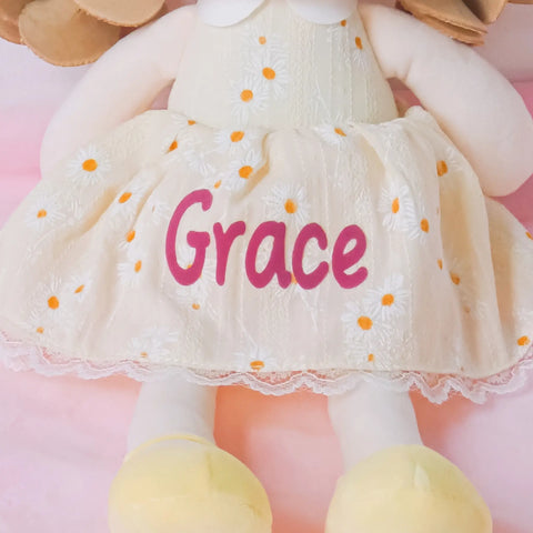 Personalized Daisy Girl - Yellow