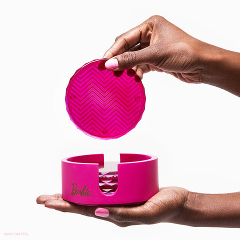 Barbie™ X Dragon Glassware® Coasters