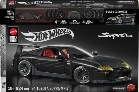Mattel Brick Shop Hot Wheels ’94 Toyota Supra MKIV Building Set