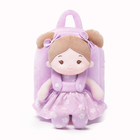 Personalized Flora Belle Doll Backpack - Purple