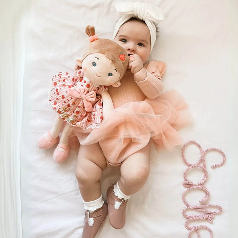 Personalized Strawberry Girl - Pink