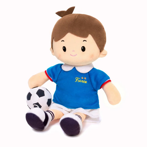 Personalized Soccer Boy - FRA (2 Skin Tones)