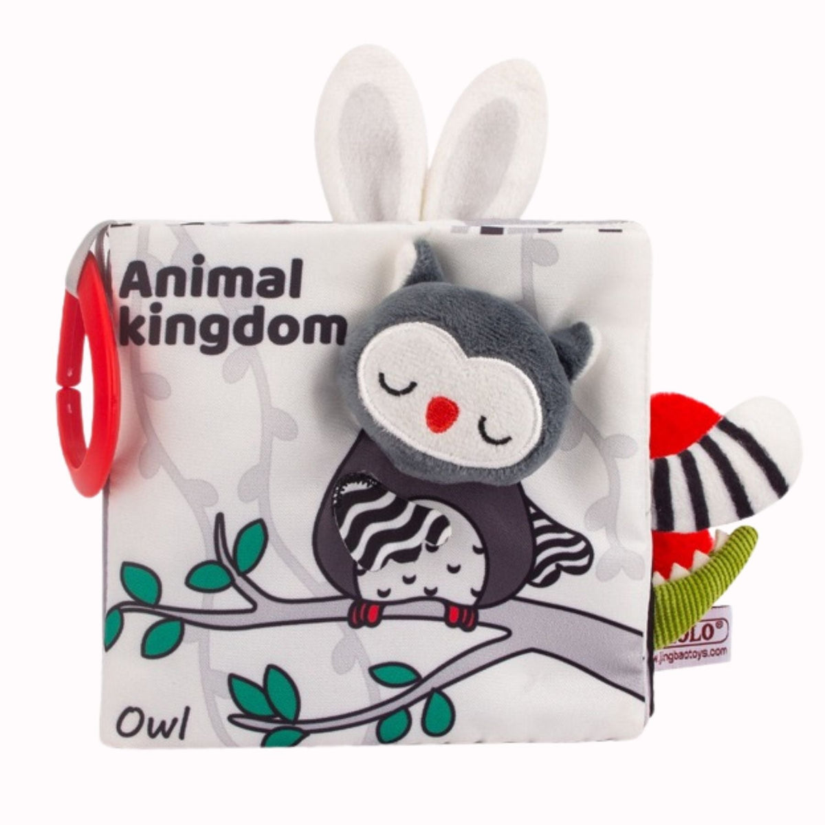 Animal Kingdom - Black&White Soft Tail Book For Babies