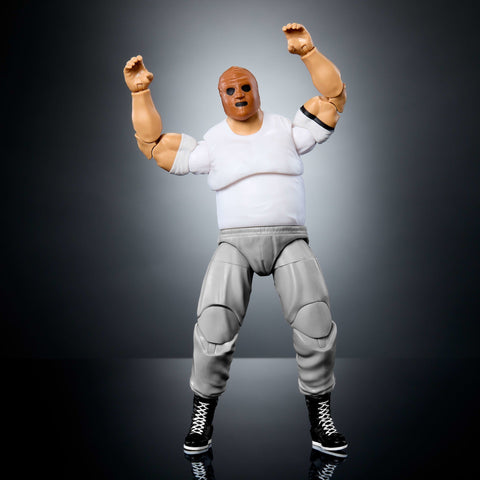 WWE Elite Collection Monday Night War British Bulldog Action Figure & Plus Golga Build-A-Figure Parts