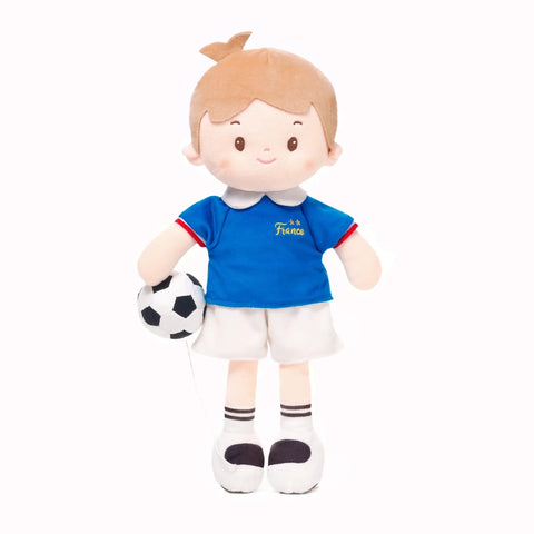 Personalized Soccer Boy - FRA (2 Skin Tones)