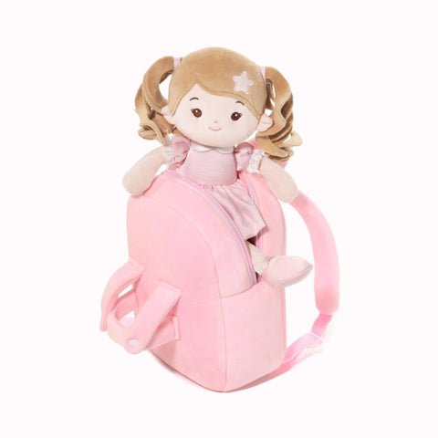 Personalized Princess Starlet Doll Backpack - Pink