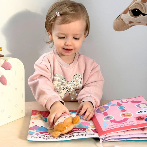 Hello Potty for Girls - Personalized Montessori Soft Book