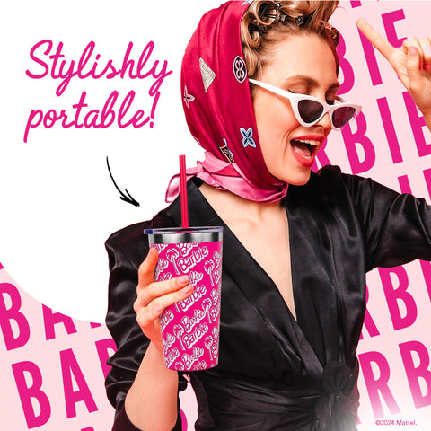 Barbie™ X Dragon Glassware® Tumbler - 16 Oz