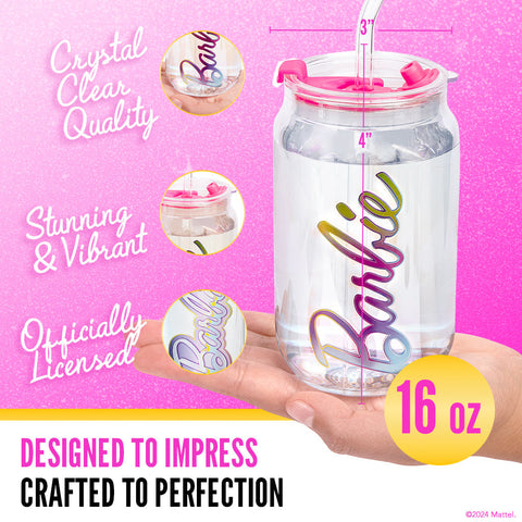 Barbie™ X Dragon Glassware® Aura Drinking Glasses