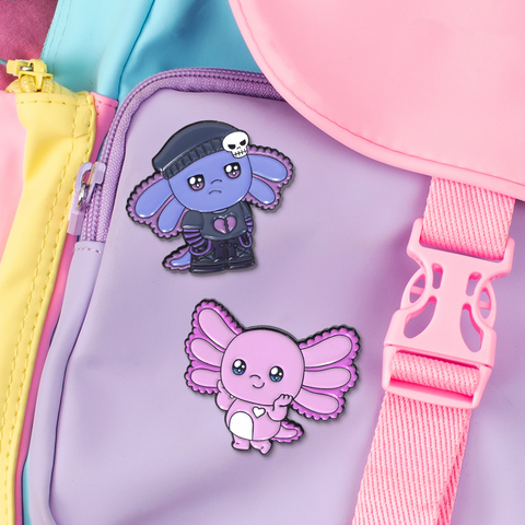 Baby Axolotl Enamel Pin