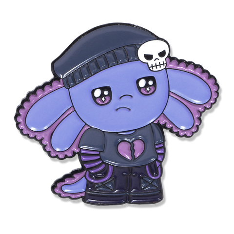 Emo Axolotl Enamel Pin