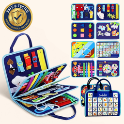 Toddla™ Montessori Busy Board - Blue - image 1