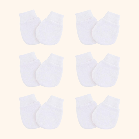 Toddla™ No Scratch Baby Mittens (6-Pack)