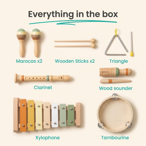 Toddla™ 6-in-1 Montessori Music Set