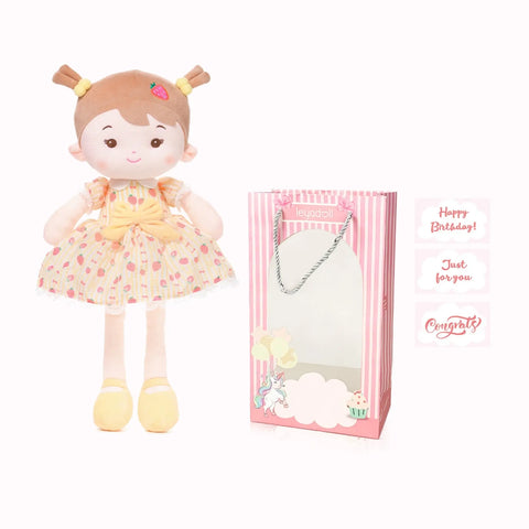 Personalized Strawberry Girl - Yellow