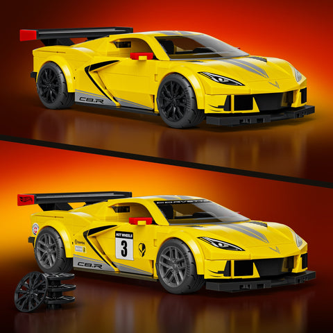 Mattel Brick Shop Hot Wheels ’20 Corvette C8.R Building Set