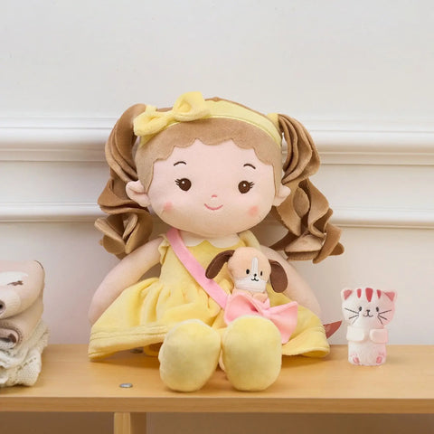 Personalized Sunny Girl & Her Pet