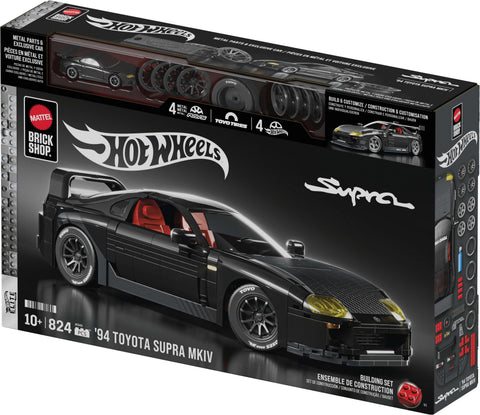 Mattel Brick Shop Hot Wheels ’94 Toyota Supra MKIV Building Set