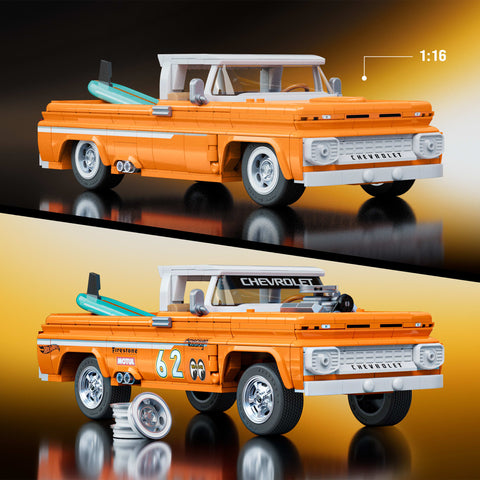 Mattel Brick Shop Hot Wheels Custom ’62 Chevy Pickup Building Set