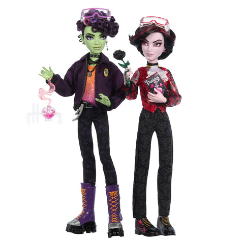 Monster High Kieran Valentine and Spelldon Cauldronello Dolls 2-Pack