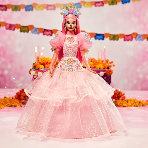 2023 Día De Muertos Barbie x Pink Magnolia Doll
