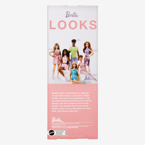 Barbie Looks Doll #22 (Petite, Short Auburn Hair)
