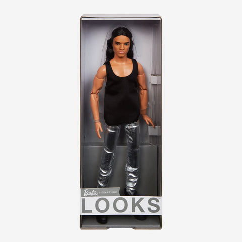 Barbie Looks Doll (Ken Doll Long Brunette Hair)
