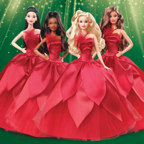 2022 Holiday Barbie, Black Hair